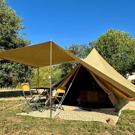 Tente de luxe Luxe Tent Met Goed Bed, Prive Sanitair En Laadpaal *